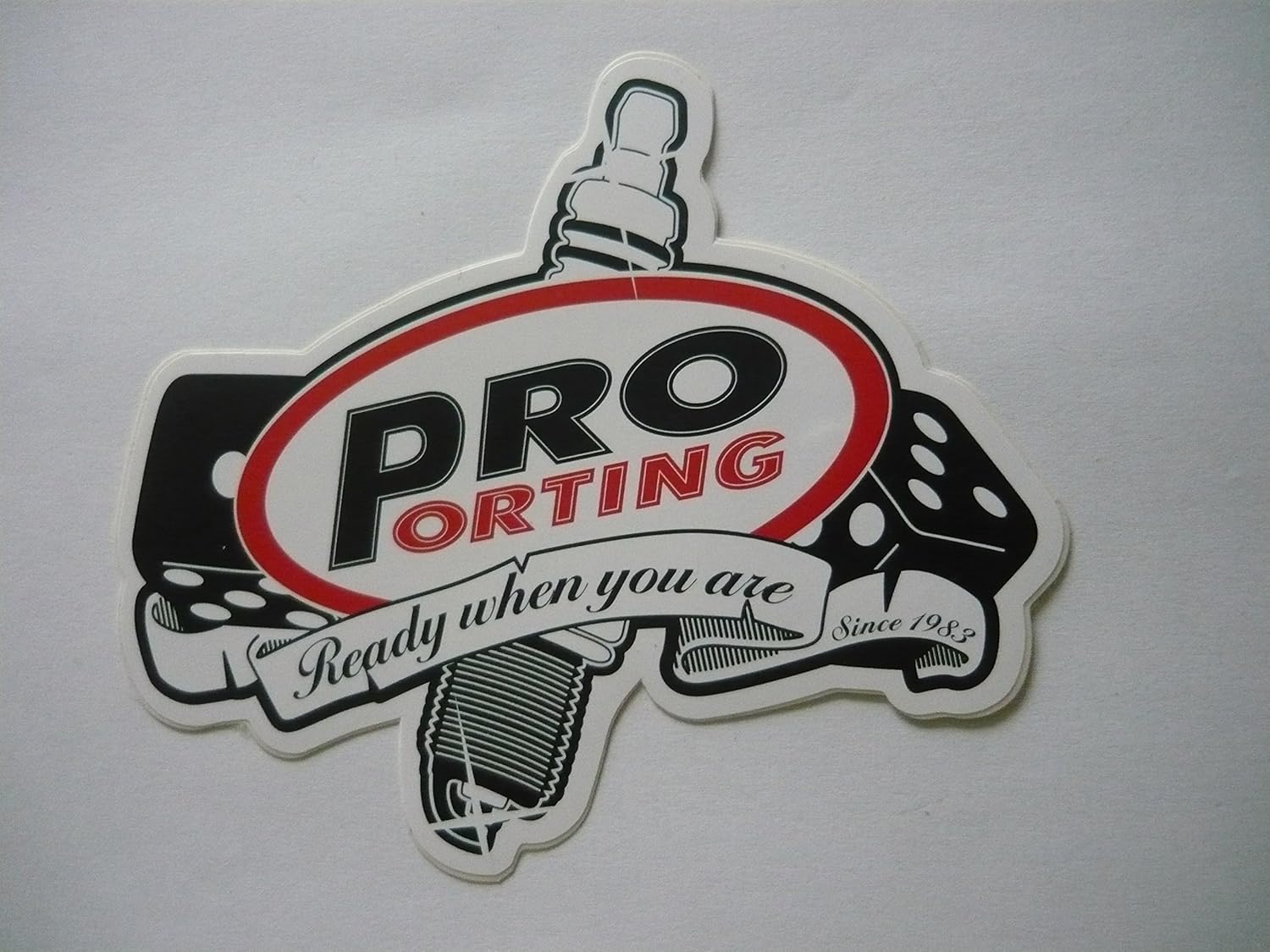 Aufnäher Motorsport Pro Porting Ready when you are Gr. ca 11 x