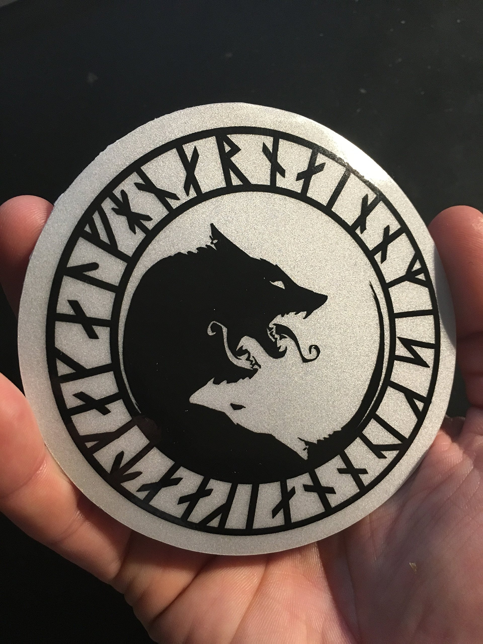 VIKING “ÚLFHÉÐNAR, NO MERCY, ONLY VIOLENCE. WOLF RUNE 3M Viking Odin