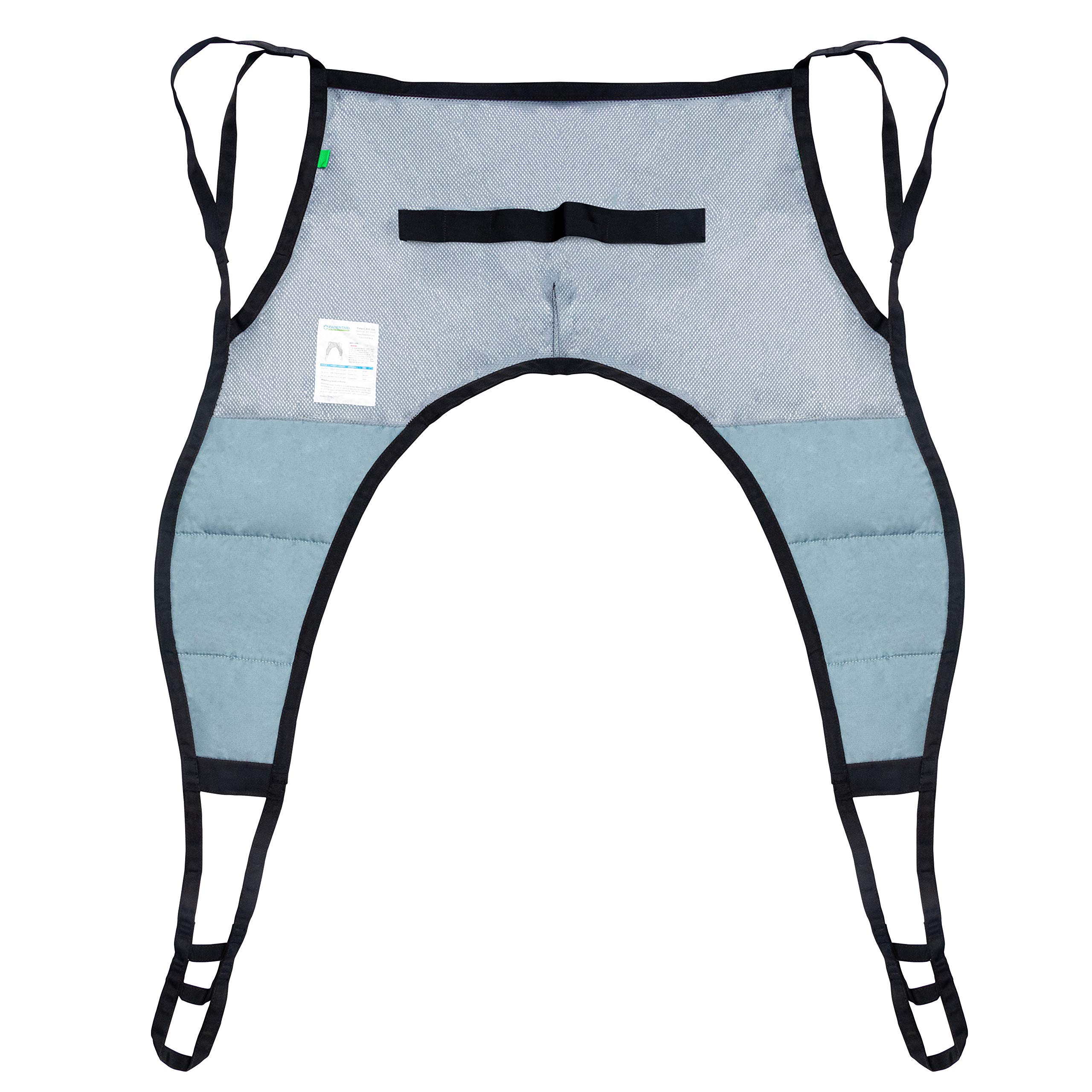 Patient Aid Eslinga en U de malla sin soporte de cabeza, honda universal para pacientes, ideal para bañarse y ducharse, tamaño grande, capacidad de 400 libras