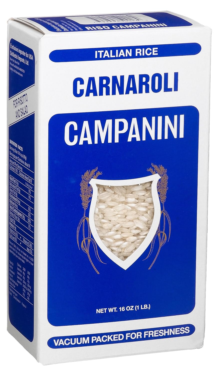 Campanini Carnaroli Rice, 16-Ounce Boxes (Pack of 4)