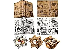 Woanger Cookie Box Liners Wax Paper Sheets 300 Count