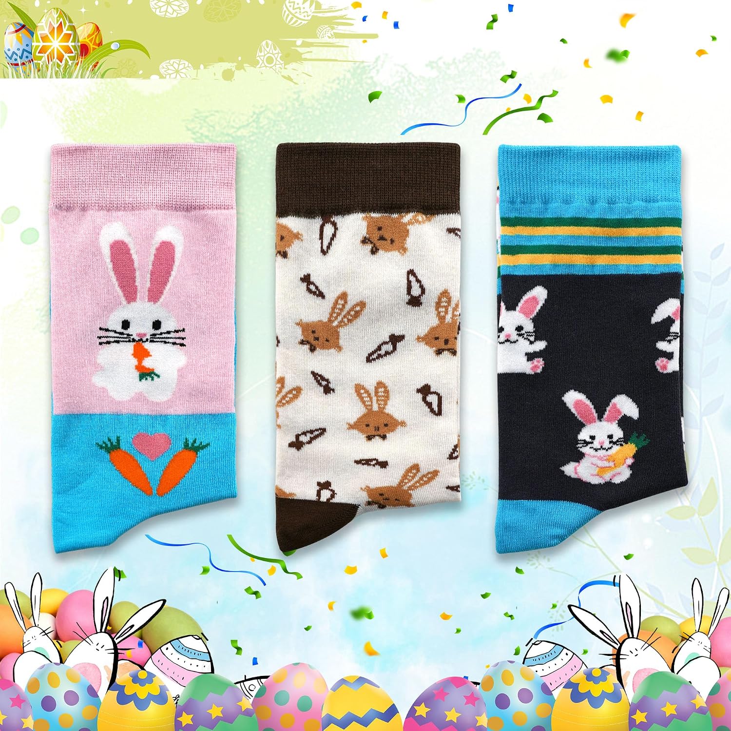 Roszwtit Holiday Crew Socks Seasonal Holiday Medium Stockings Soft Warm Knitted Sock Gifts for Men and Women