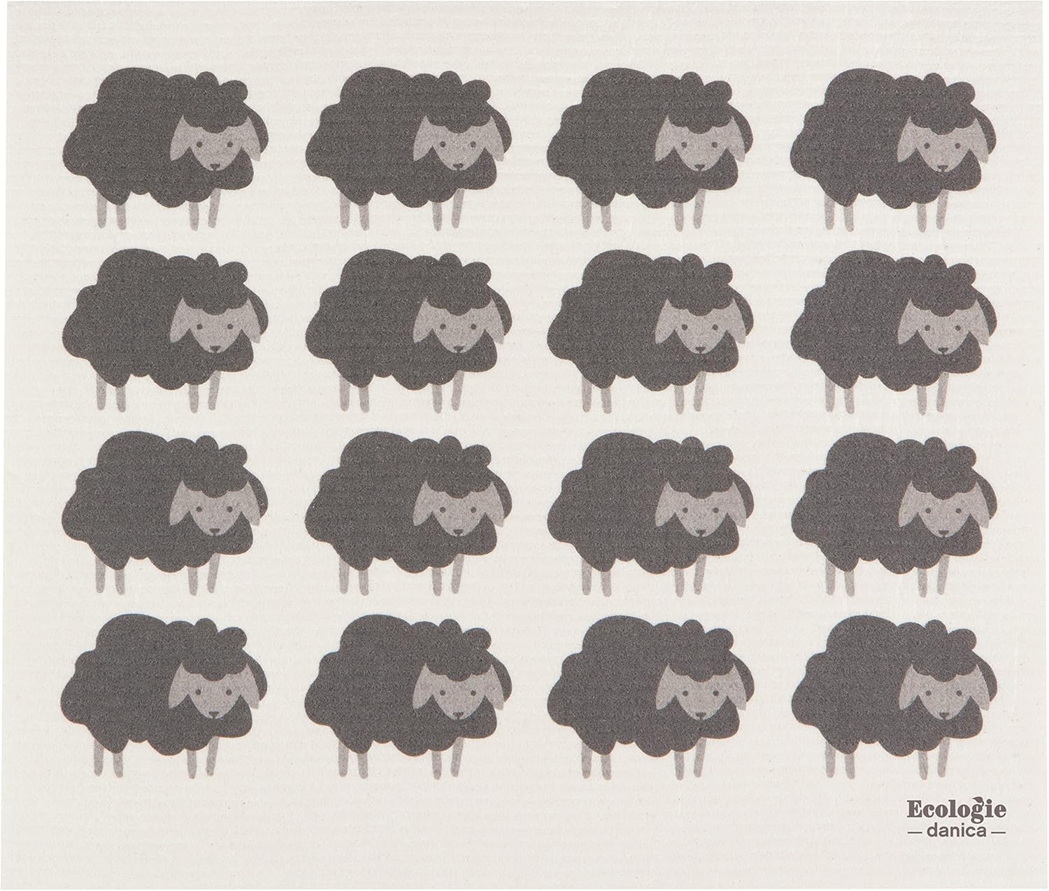 Now Designs Swedish Sponge Dish Dry Mat Shirley Sheep 12 x 14 inches