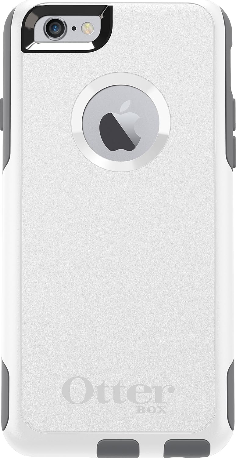 OtterBox COMMUTER SERIES iPhone 6/6s Case - Retail Packaging - GLACIER (WHITE/GUNMETAL GREY)