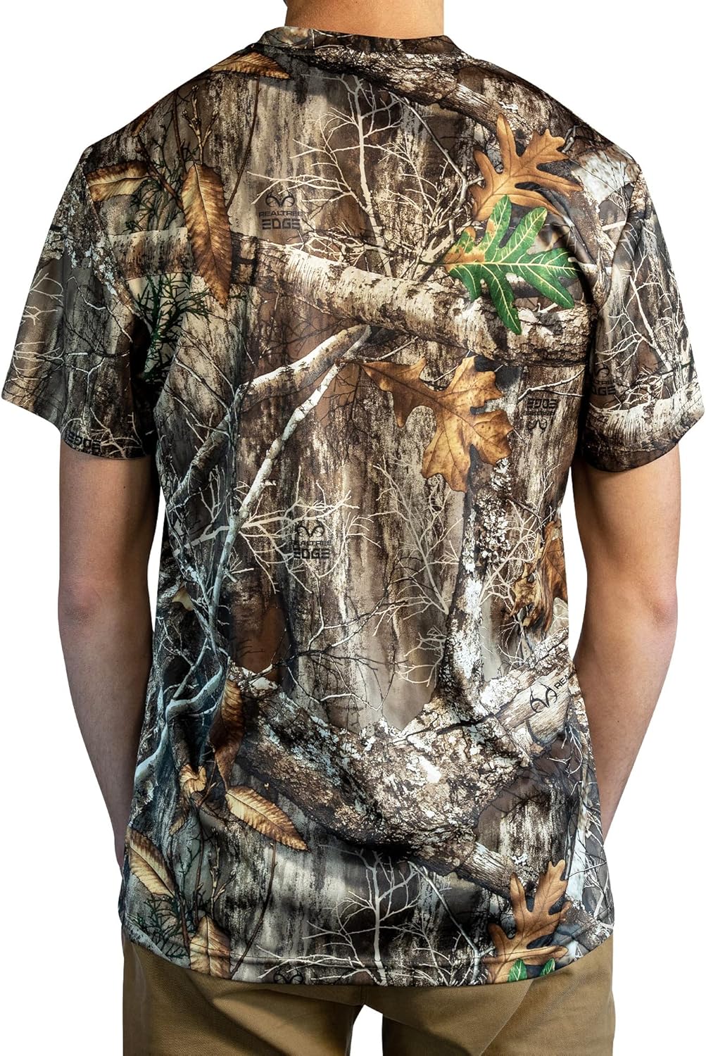 HOT SHOT Men’s Camo Hunting Short Sleeve Shirt – Quick Dry Performance Shirt - Image 3