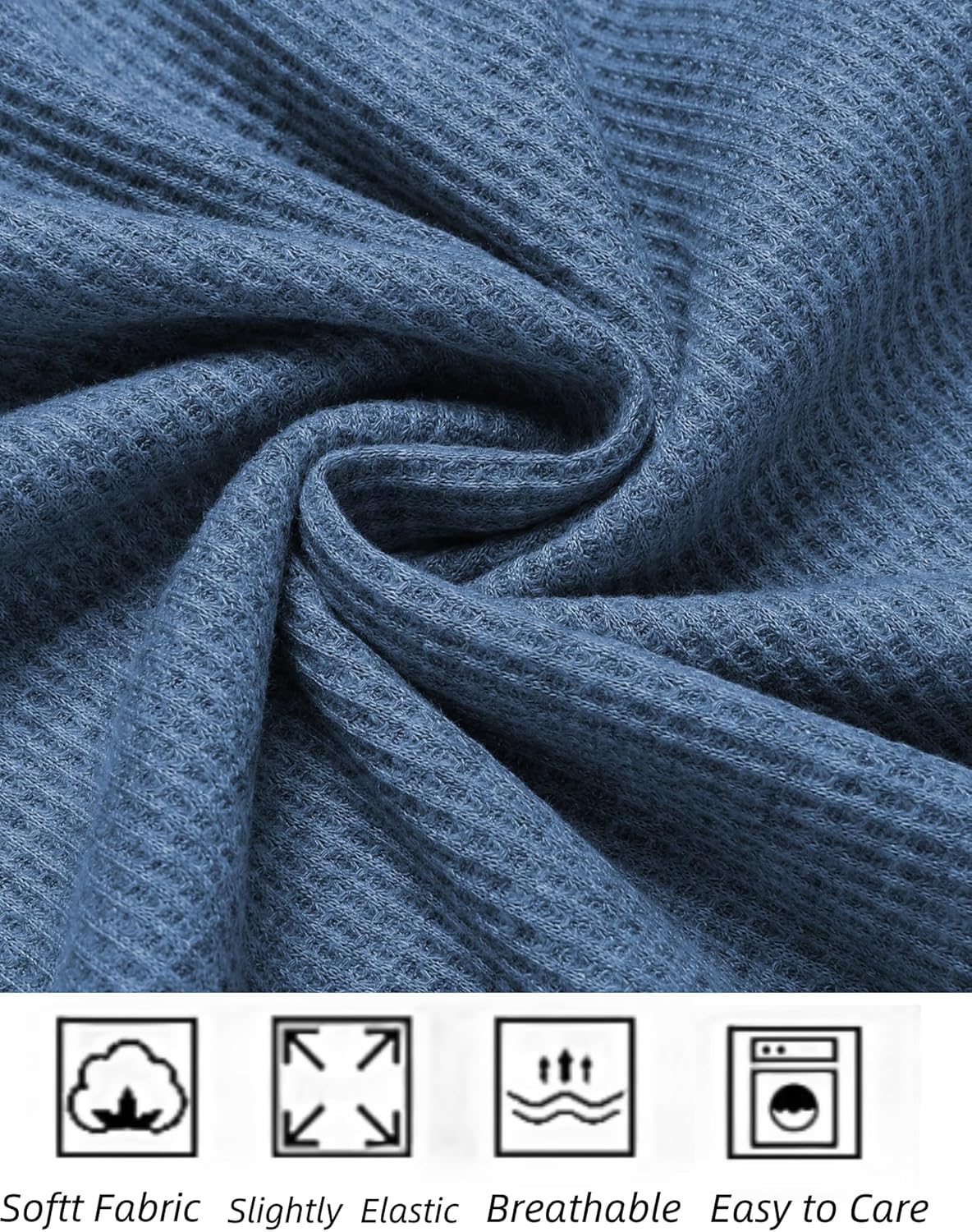 COOFANDY Men's Workout Tank Tops Sleeveless Gym Muscle Tee Shirts 2 Pack Casual Breathable Waffle Knit Tanks - Image 4