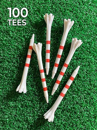 Miniatura 4 de Champ Camiseta de golf My Hite FLYtee Stripe de 2-34 pulgadas, 100 unidades