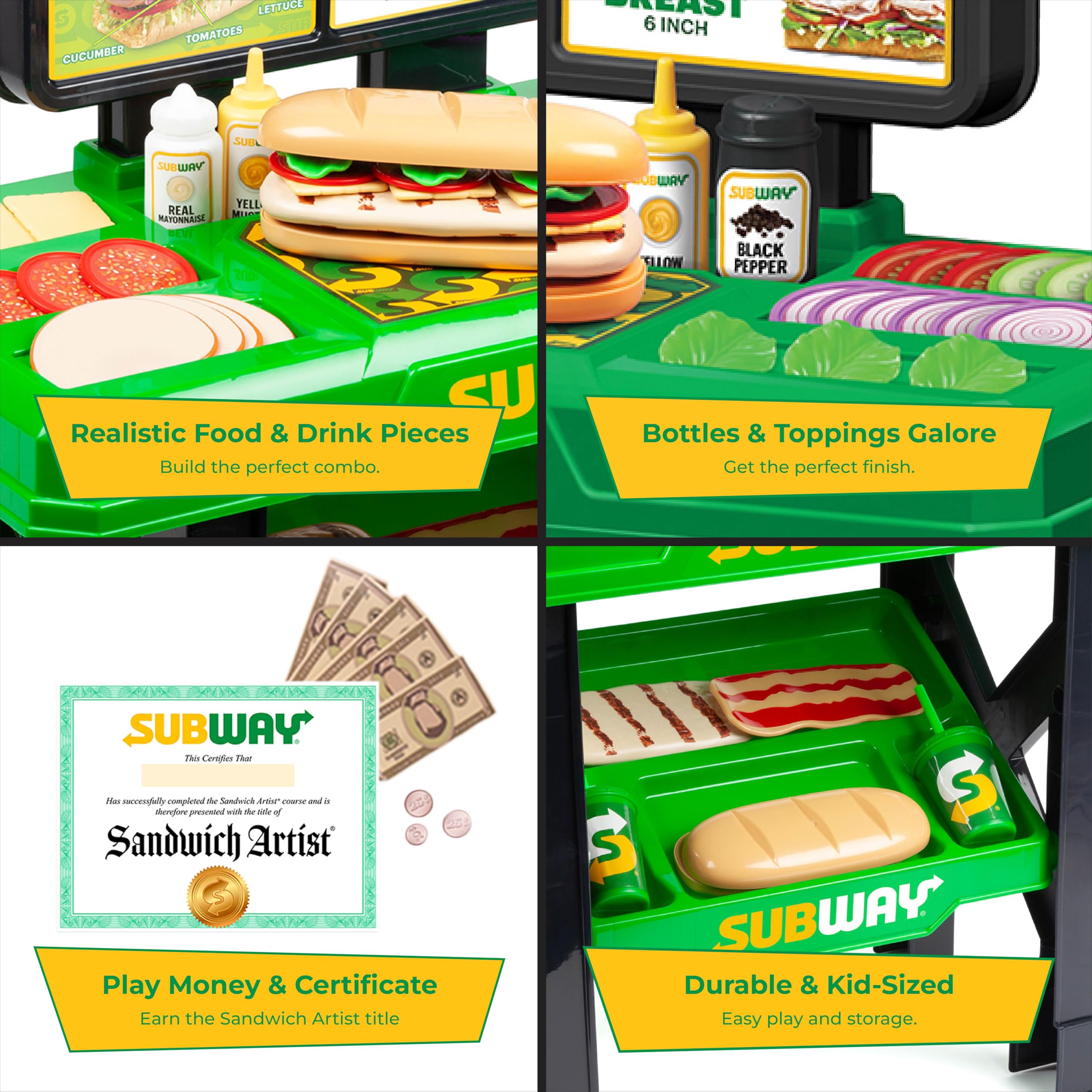 Amazon.co.jp: Subway サンドイッチアーティスト 53ピース プレイ