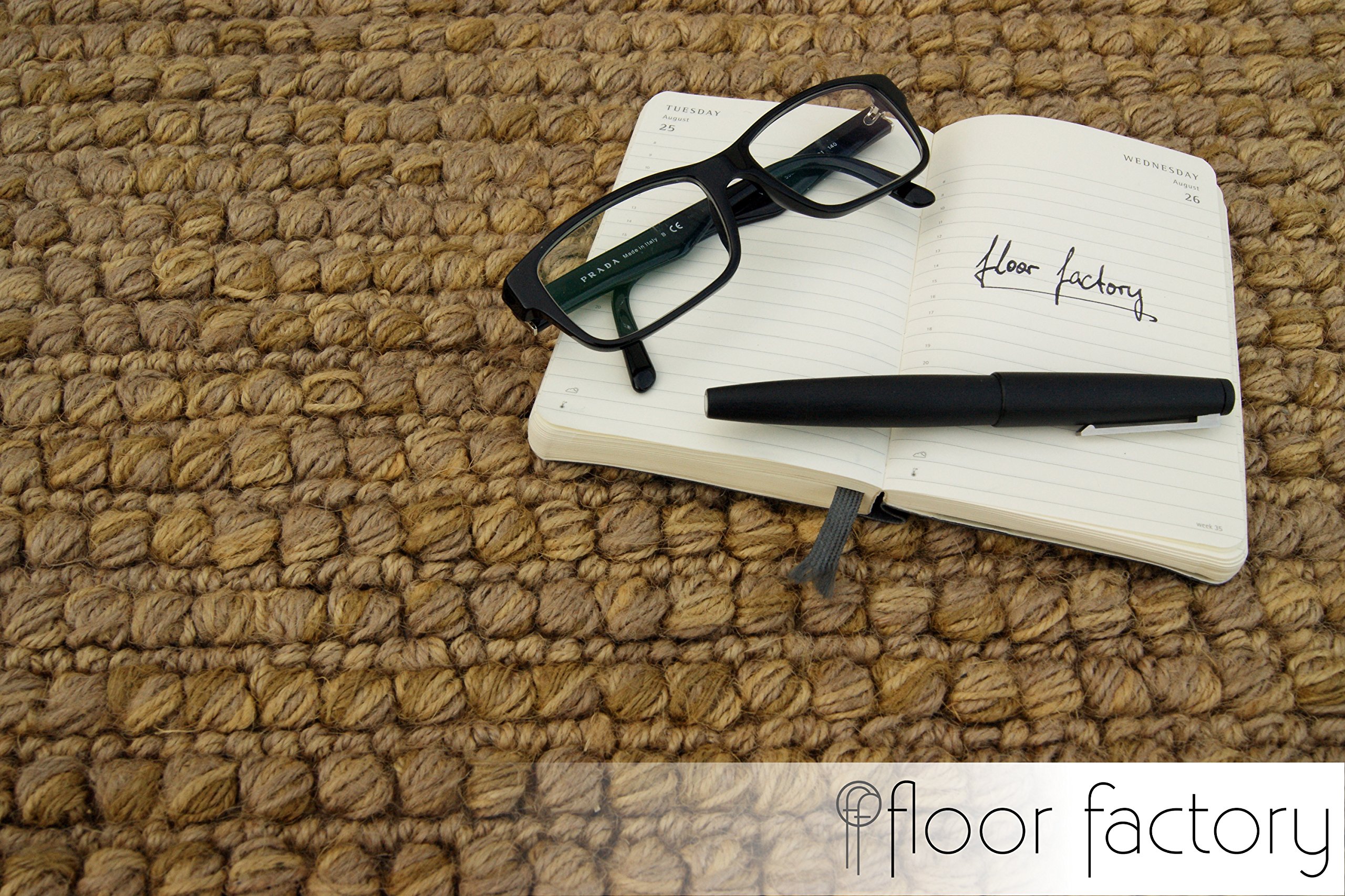 floor factory tappeto moderno naturale Juta beige naturale 80x150cm tappeto tessuto a mano di 100% fibra naturale