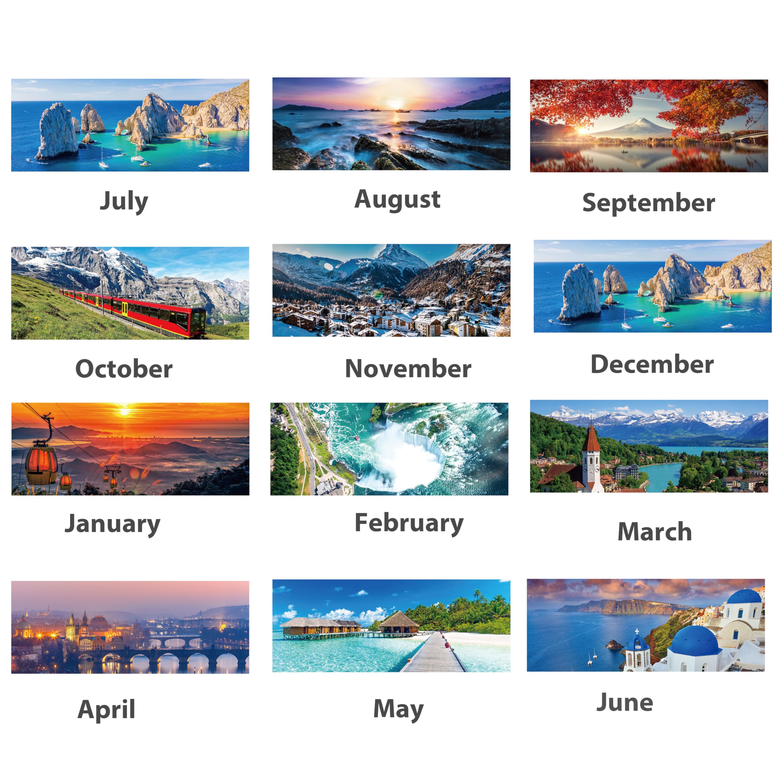 2026 Calendar - Dec. 2025 - Jan. 2027, 3 Month Calendar Vertical