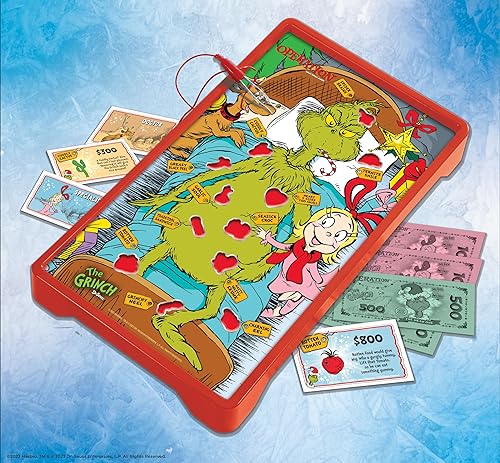 Miniatura 5 de Operación El juego de mesa Grinch  Arte clásico del Dr. Seuss & Piezas Funatomy personalizadas