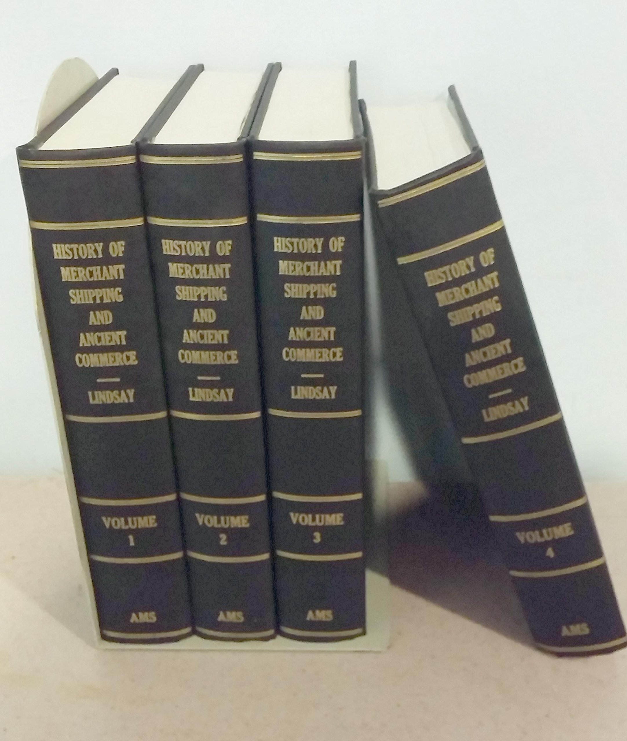 History of Merchant Shipping and Ancient Commerce (4 Volume Set)