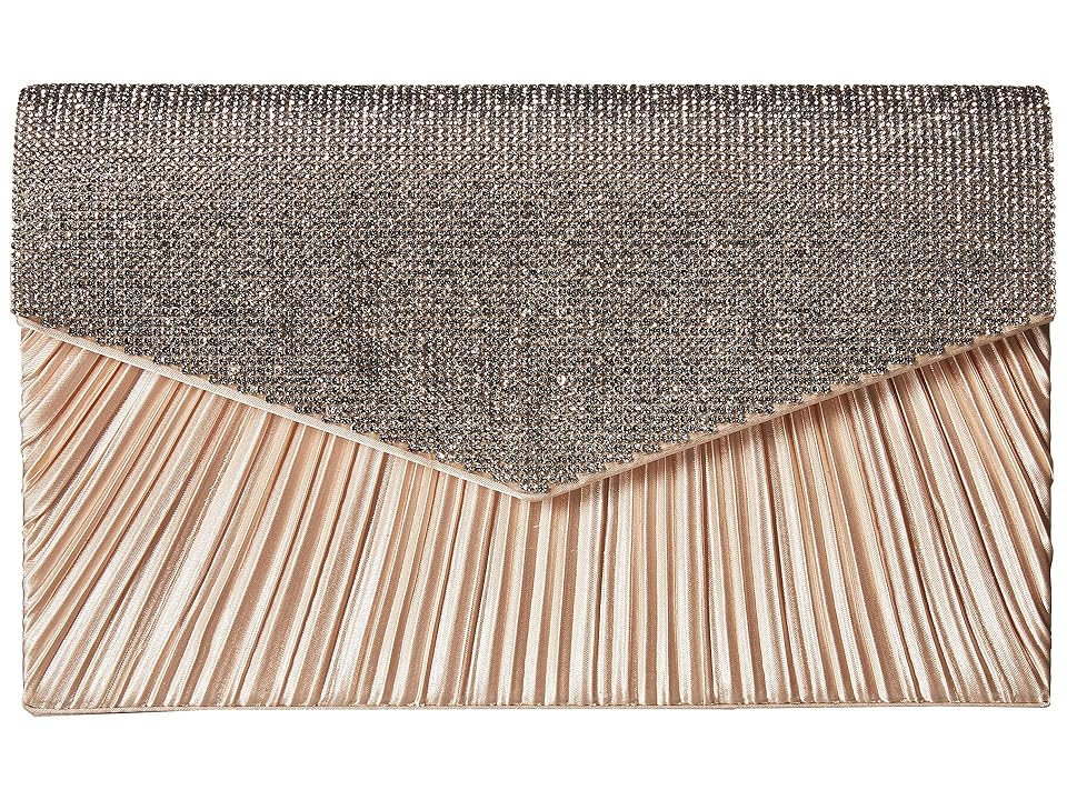 

Jessica McClintock Nikki Clutch (Champagne) Clutch Handbags