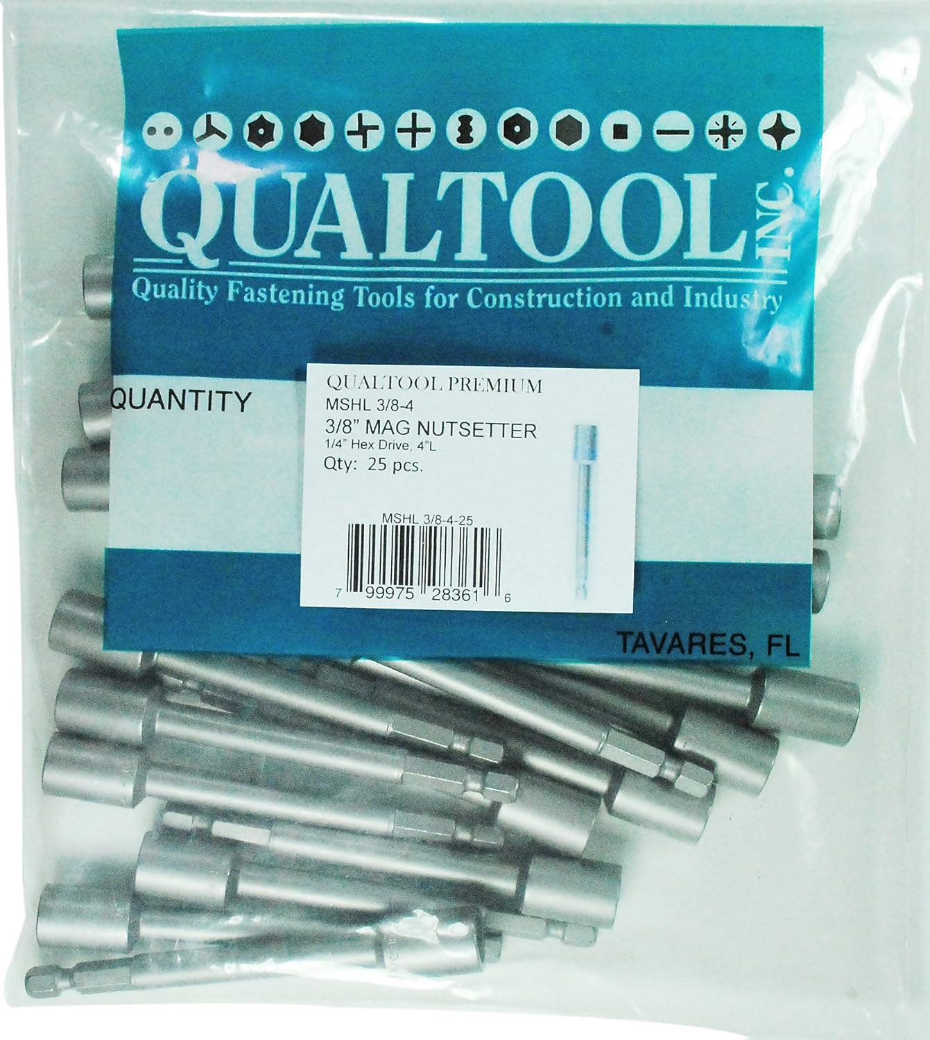 Qualtool Premium MSHL3/8425 3/8Inch Hex Extra Long
