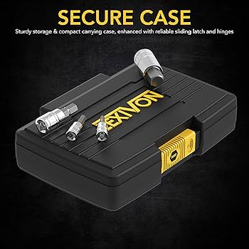 Amazon.com: LEXIVON HEX Bit Socket Set, Premium S2 Alloy