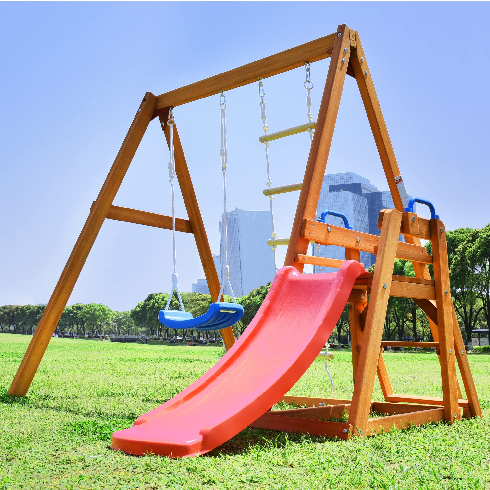 Juego De Columpio Y Tobogán Vidaxl Con Muro De Escalada 376 X 186 X 214 Cm 3f0b835524e94201b0a6ba4ad8023c7b 3881388787