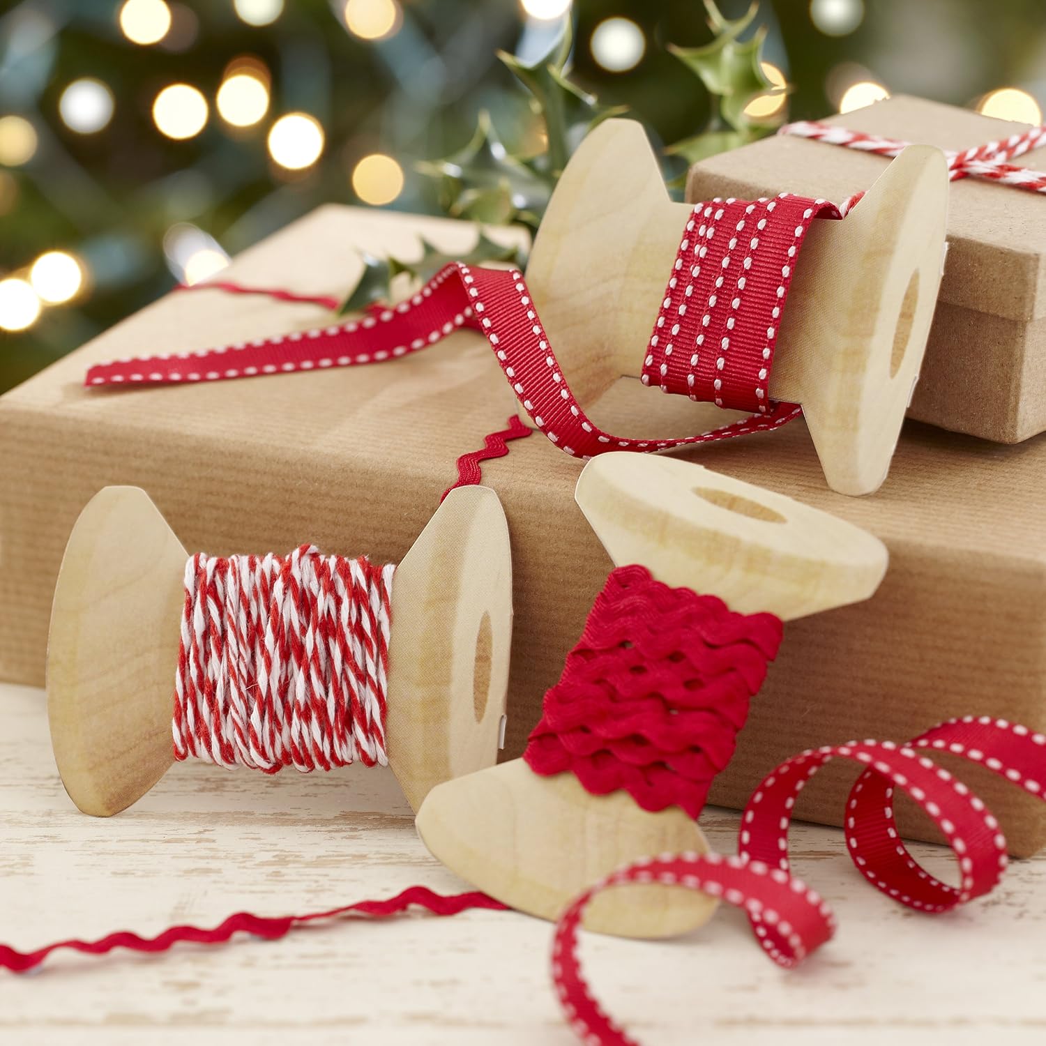 Amazon.com: Ginger Ray Christmas Ribbons Kit for Presents Butchers ...