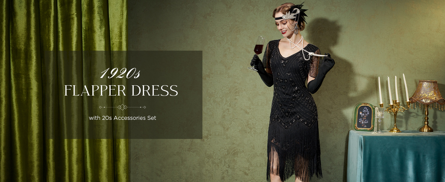 Amazon.com: YESSA Flapper Dresses for Women,Short Sleeve 1920s Dresses Great Gatsby Dresses for Women Roaring 20s Costumes Outfits,Black,Small : Clothing, Shoes & Jewelry Amazon.com: YESSA Flapper Dresses for Women,Short Sleeve 1920s Dresses Great Gatsby Dresses for Women Roaring 20s Costumes Outfits,Black,Small : Clothing, Shoes & Jewelry