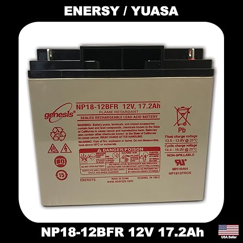 Miniatura 2 de ENERSYS Batería de plomo ácido NP18-12BFR, 12V, 17.2AH