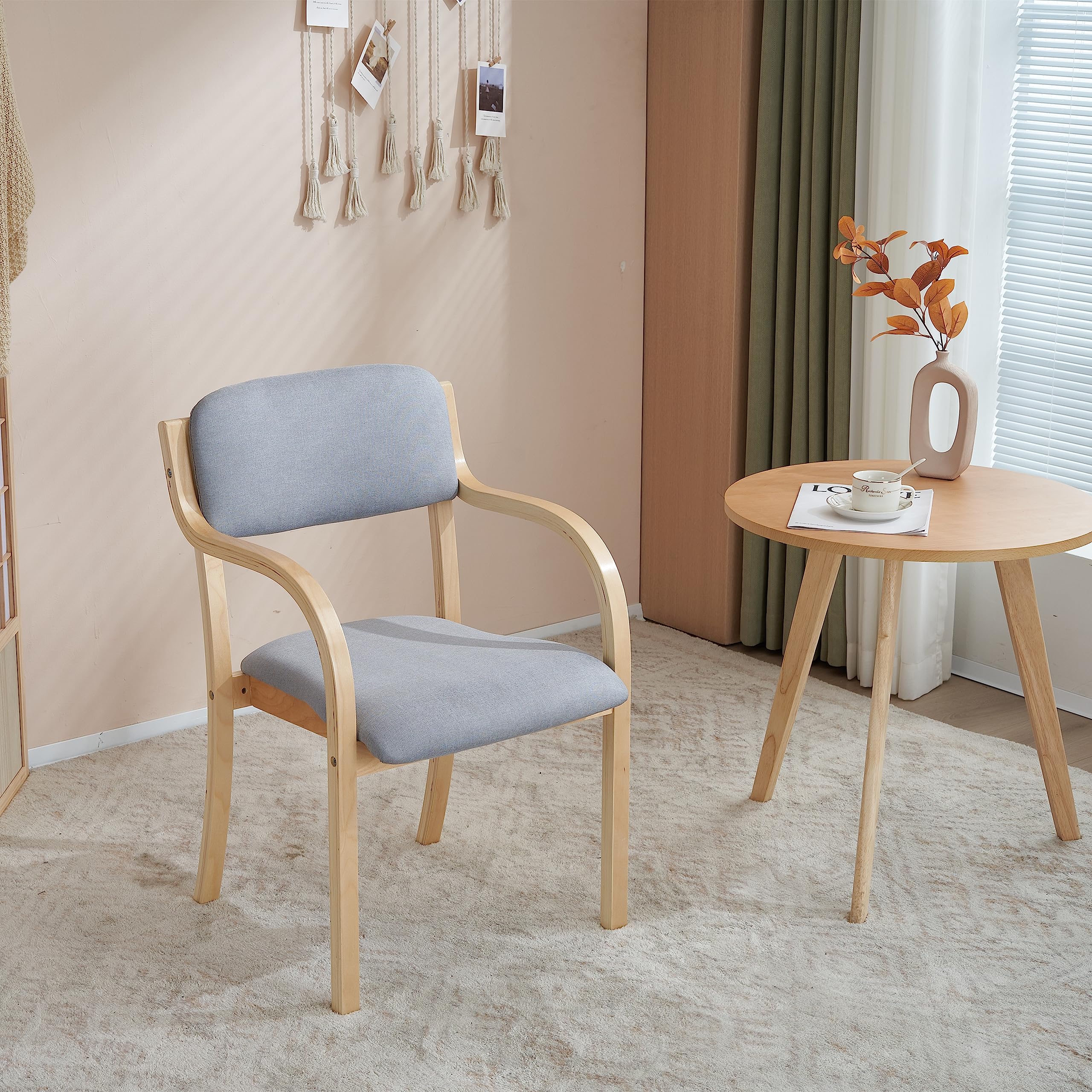 【2脚】 グレー ダイニングチェア 木製介護チェア 折りたたみチェア Amazon｜目玉 2脚 グレー ダイニングチェア 木製 椅子 介護チェア イス