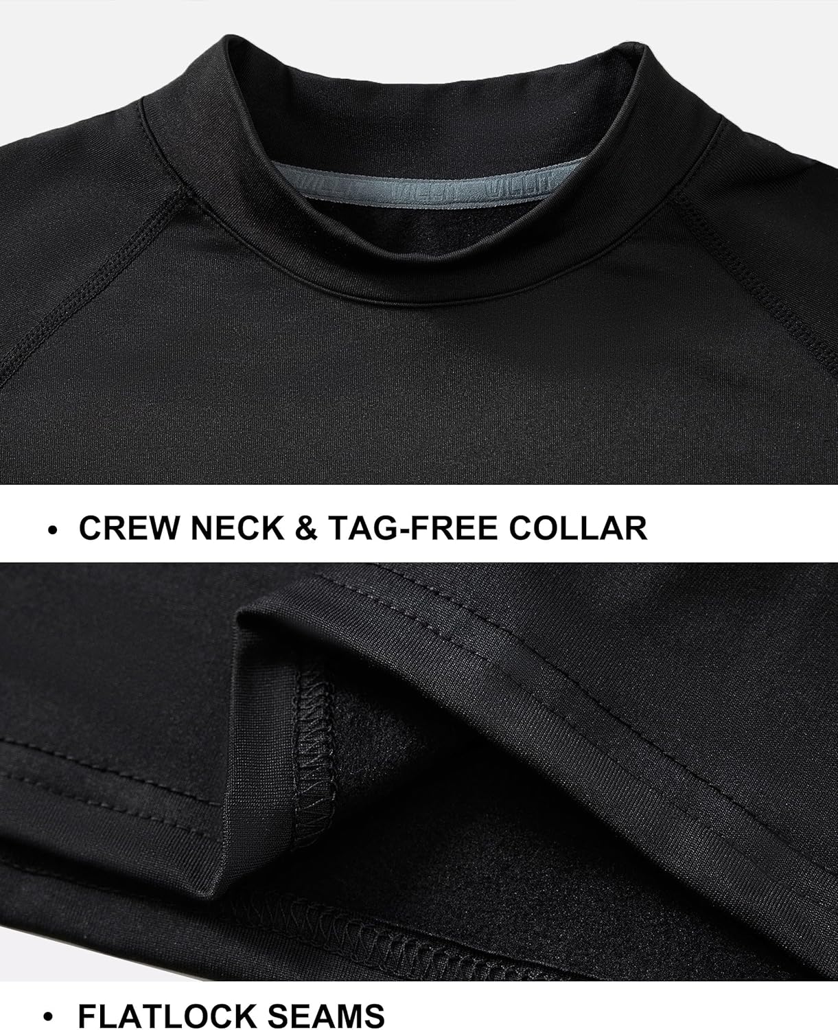 Willit Youth Boys' Compression Thermal Shirts Fleece Baselayer Long Sleeve Girls' Kids Football Soccer Undershirts - Image 4