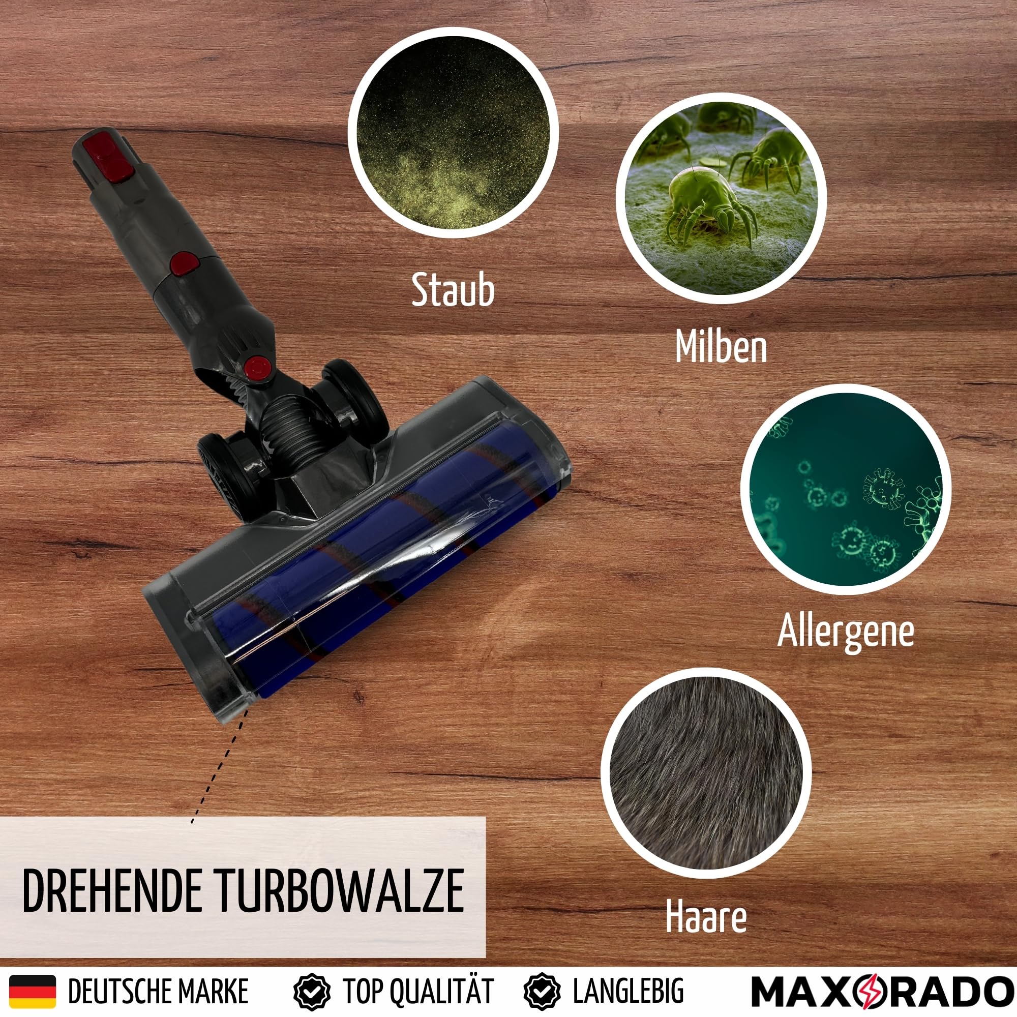 Turbodüse / Turbobürste Für Progress Staubsauger – Geeignet Für D, Diamant Serien (z.B. D10, D200 Usw.)