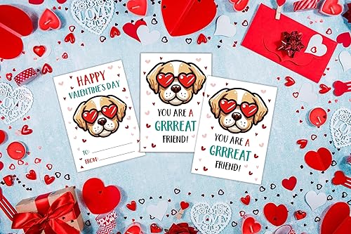 Miniatura 3 de Tarjetas de felicitación para el día de San Valentín para el aula de niños, 30 tarjetas de felicitación de San Valentín, tarjetas de intercambio