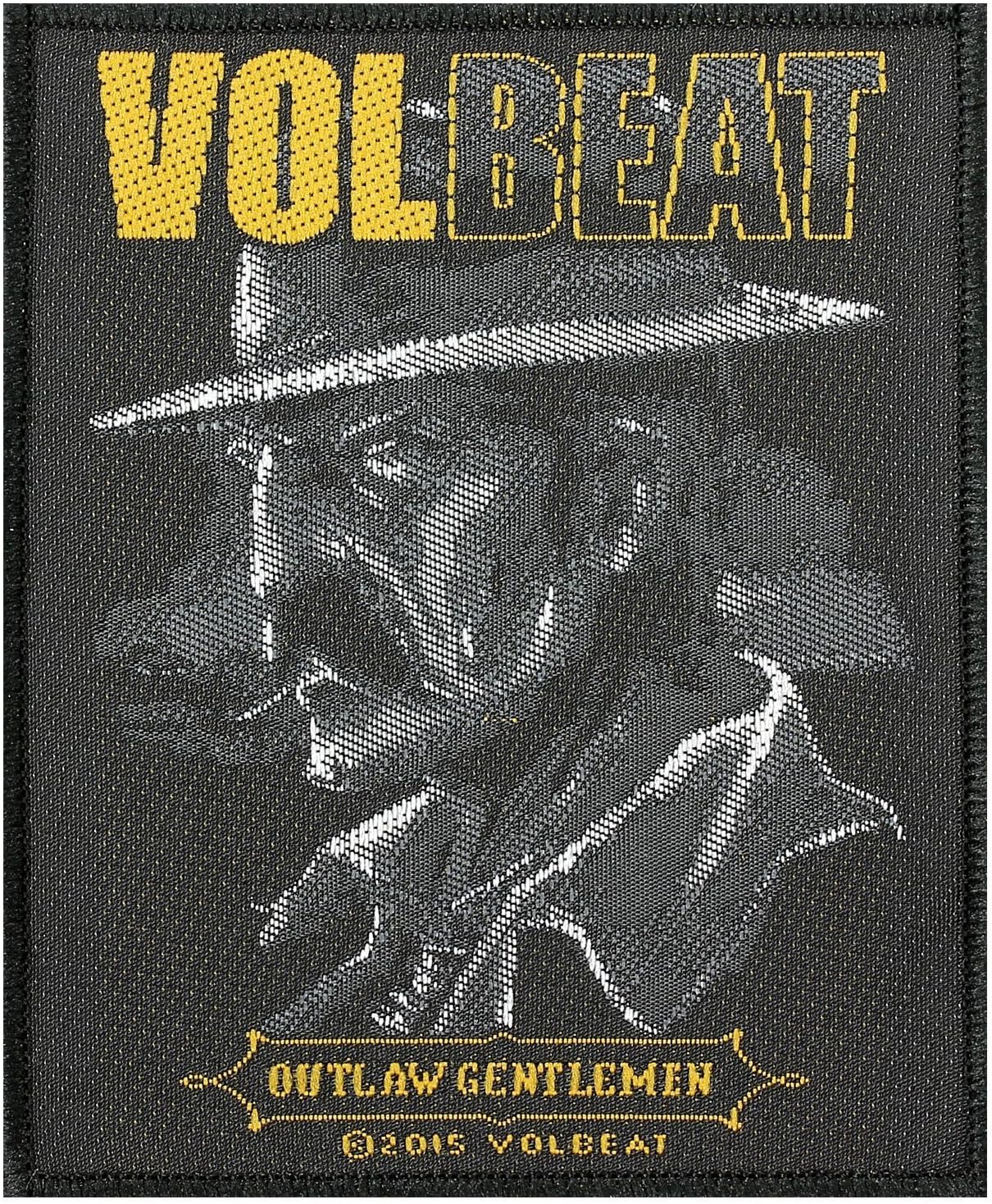 Volbeat Aufnäher Outlaw Gentlemen Patch 8 x 10 cm