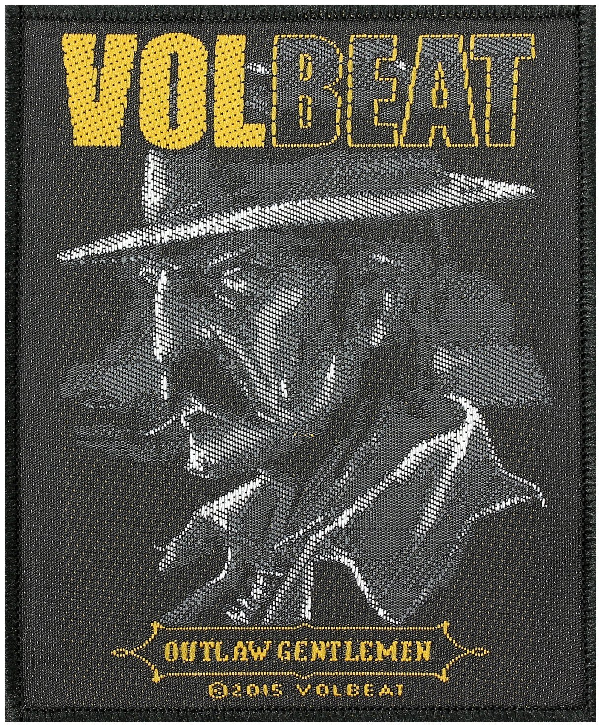 VOLBEAT Aufnäher OUTLAW GENTLEMEN Patch 8 x 10 cm