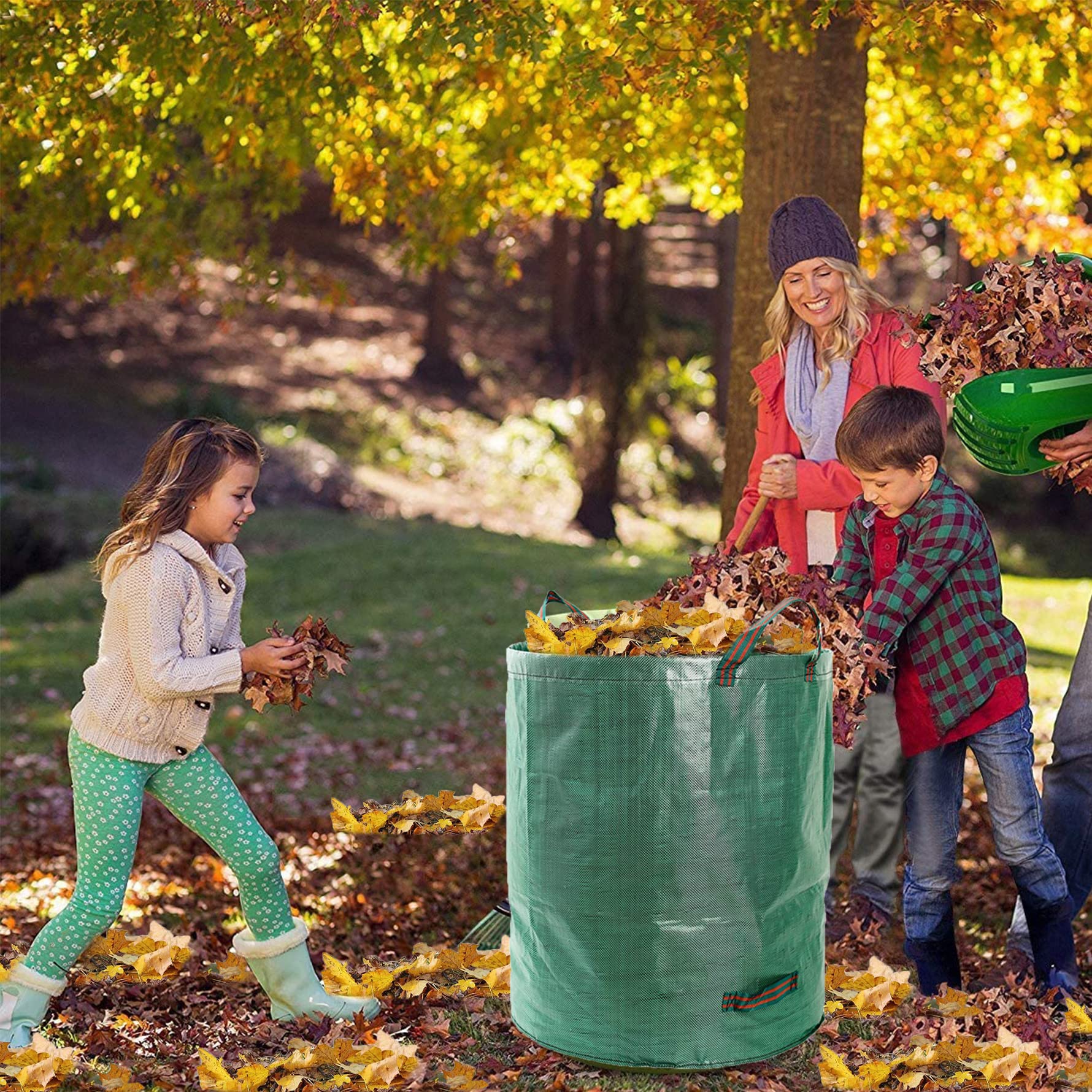 Recycling Brown Garden Waste Bags Lawn Bags Brown Paper IWNTWY