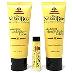 The Naked Bee Orange Blossom Honey Lotion and Lip Balm Set, Hydrating, Moisturizing, and Natural Skin Care Products Cruelty Free