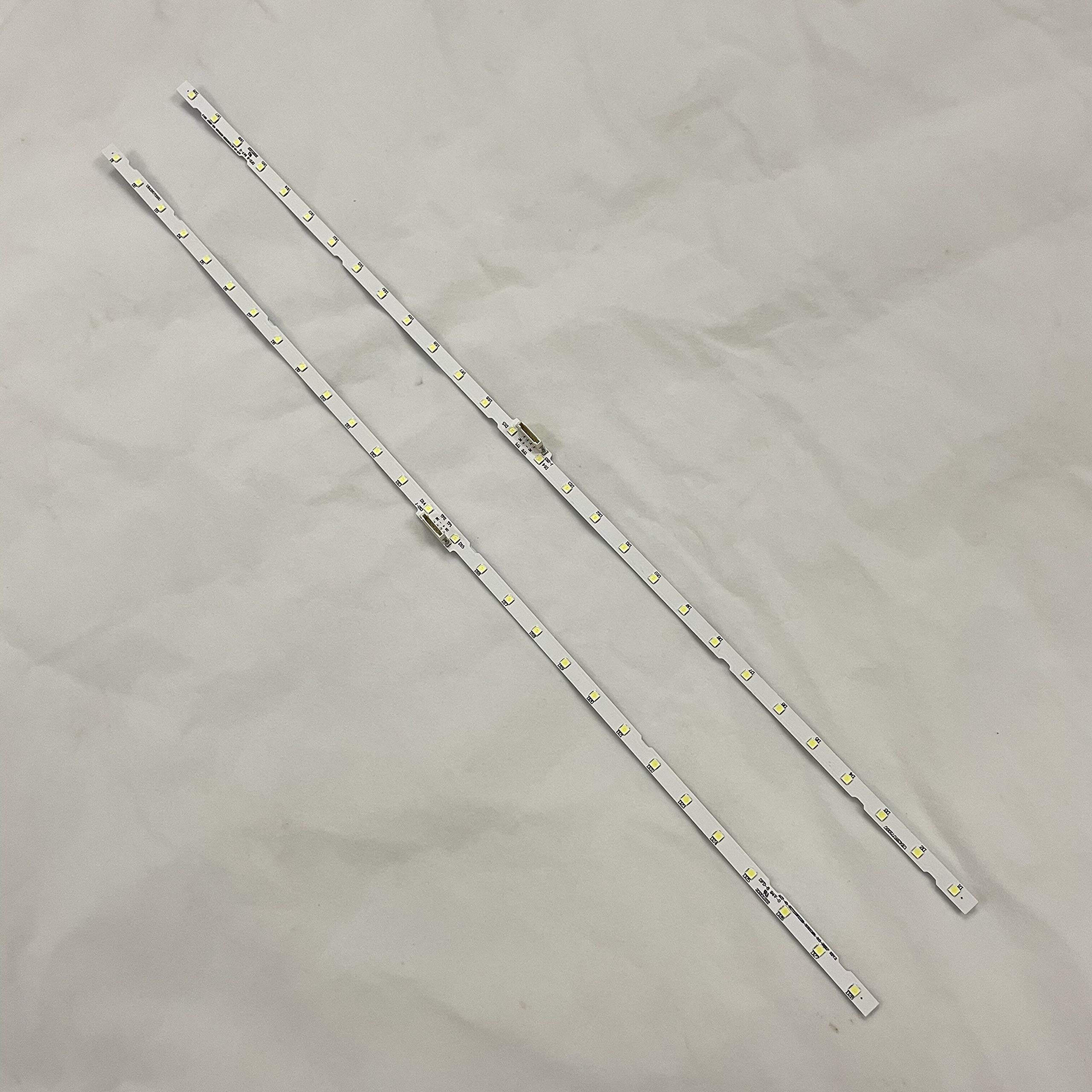 1 set/2pcs AOT_43_NU7100F BN96-45954A V8N1-430SM0-R0 LED Strips for UE43NU7100 43NU7100 UE43UN7020 UE43NU7199 UE43NU7195