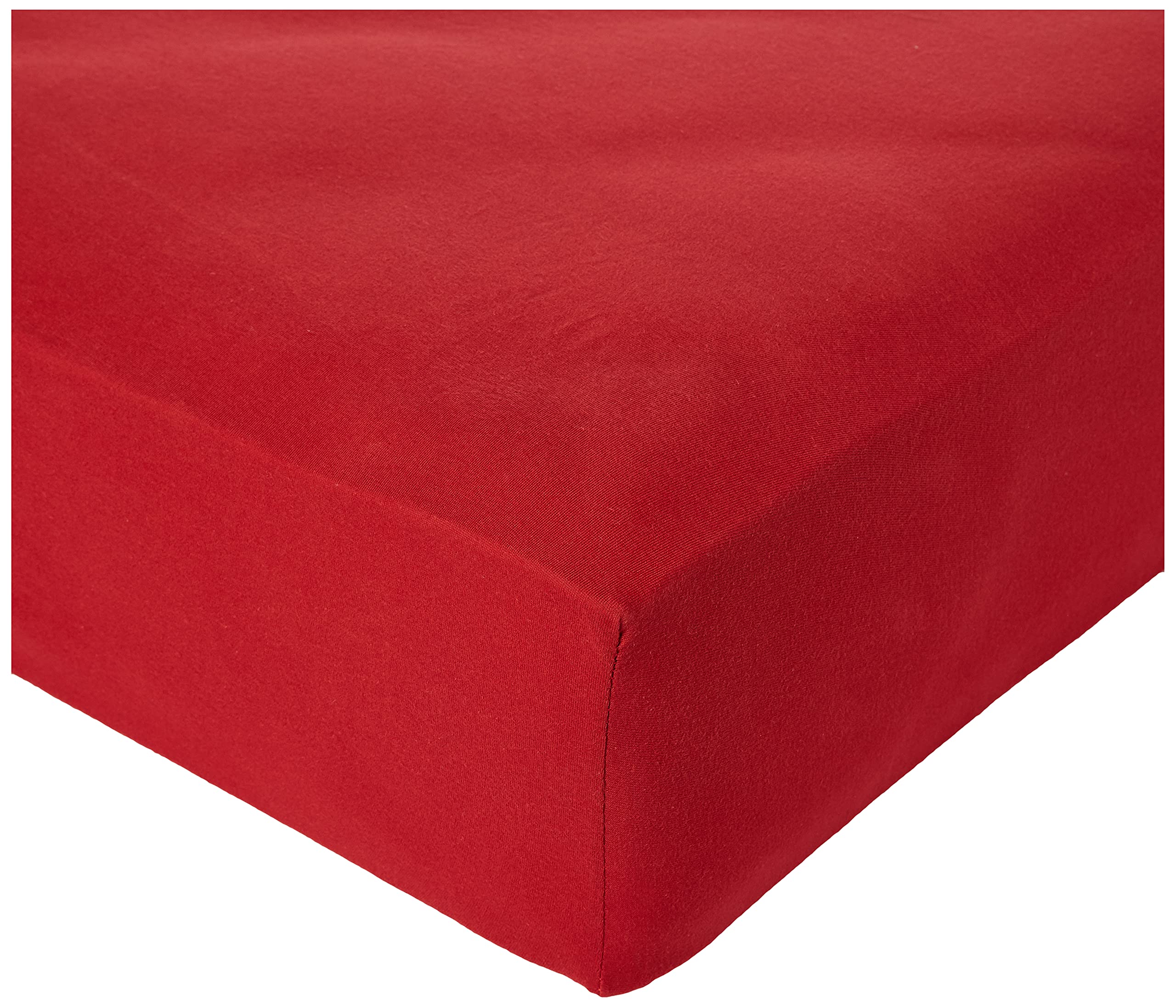 Hotel Linen Klub Glofresh DEYARCO Organic Jersey Sheet Set King Size 4piece, Red, GF_SS_KNG_R