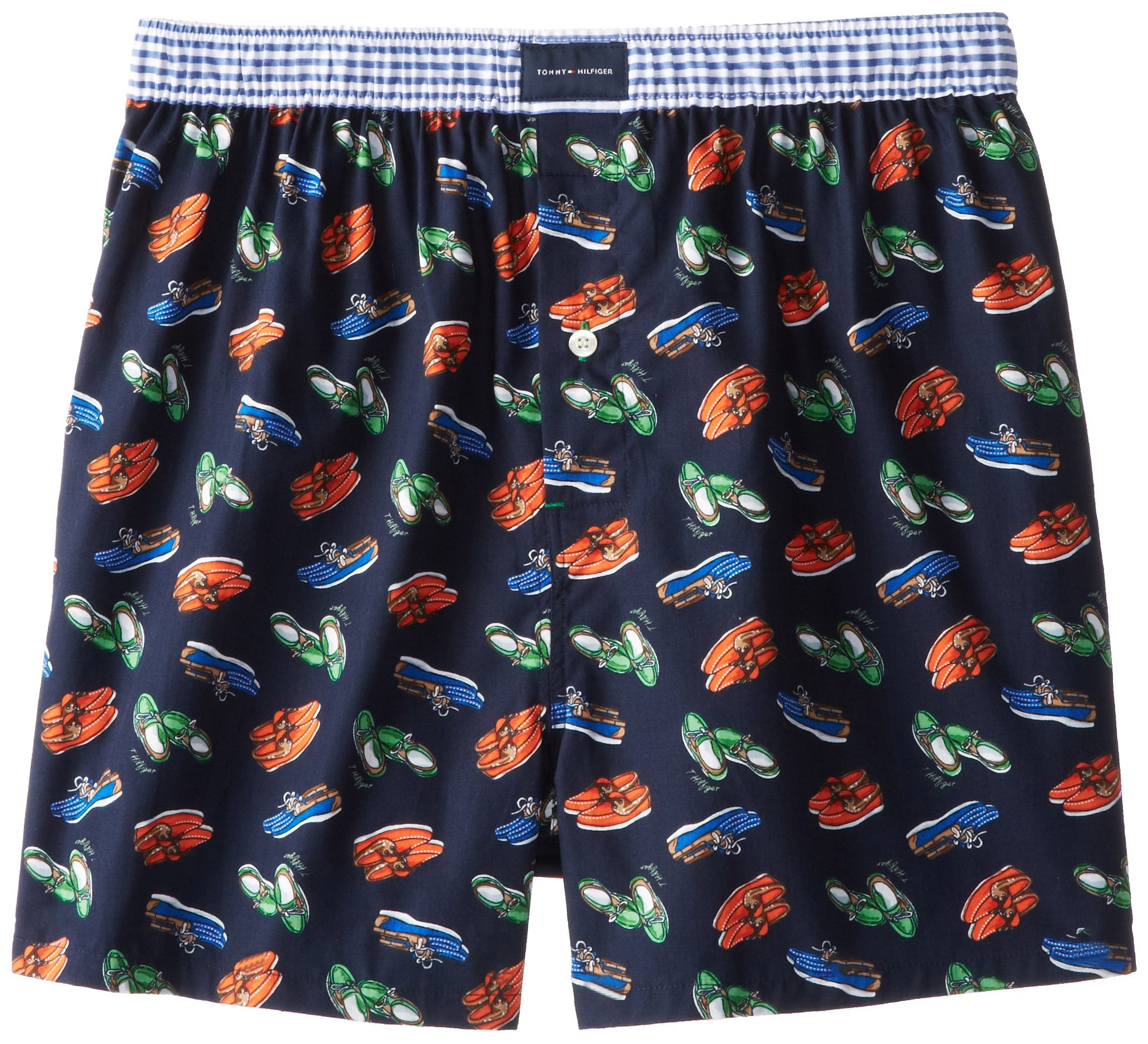 Tommy Hilfiger Men's Shoe Print Woven Boxer