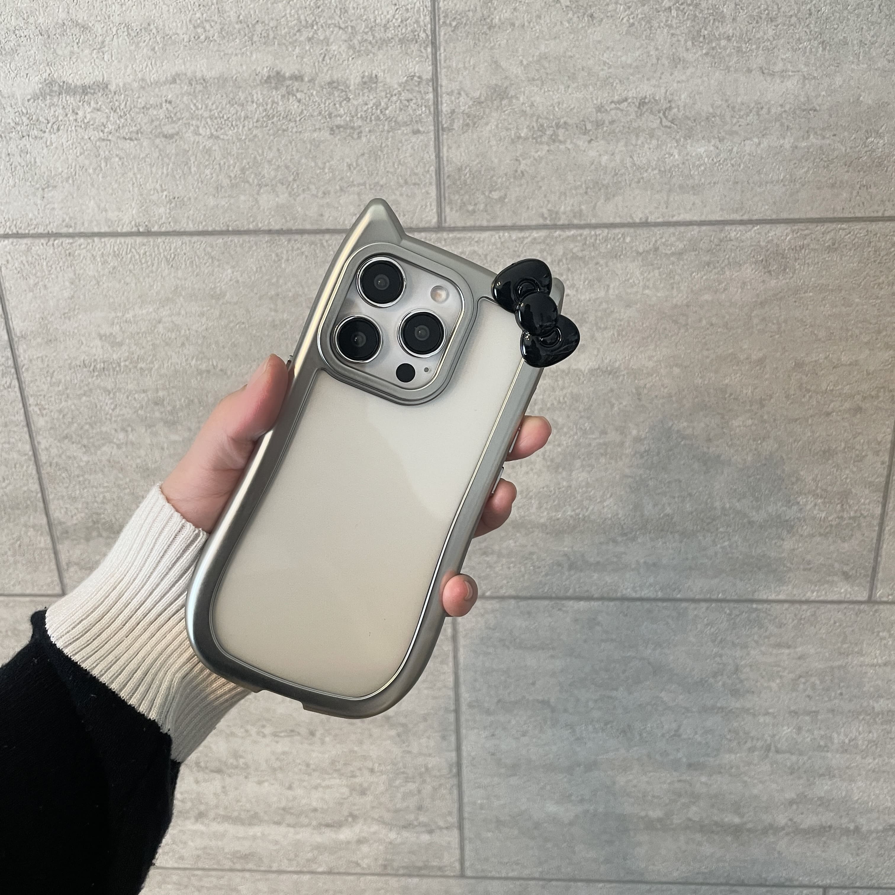 Amazon.co.jp: Lalulu iPhone16用 ケース 猫耳 かわいい 一目惚れし