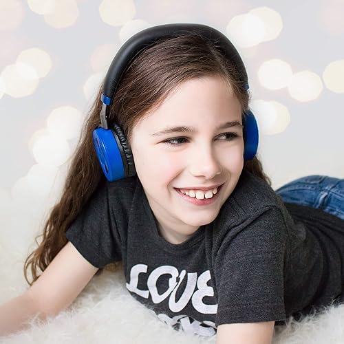 Miniatura 2 de Puro Sound Labs JuniorJams - Auriculares con limitación de volumen para niños a partir de 3 años, para proteger la audición, plegables y ajustables