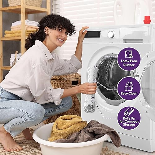 Miniatura 4 de Alfombrilla de baño antideslizante 15.75 x 35.5 pulgadas alfombrilla de goma extra larga para bañera Fuerte ventosa de baño alfombra de seguridad