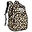 Wotony Military tactical backpack, backpack for men black small tactical assault bag (yellow maple, 18.5 inch)