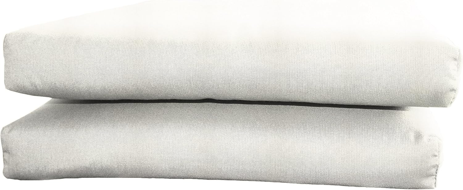 BHG Sunbrella Designer Seat Cushions-Knife Edge (2 Pack), Canvas Natural
