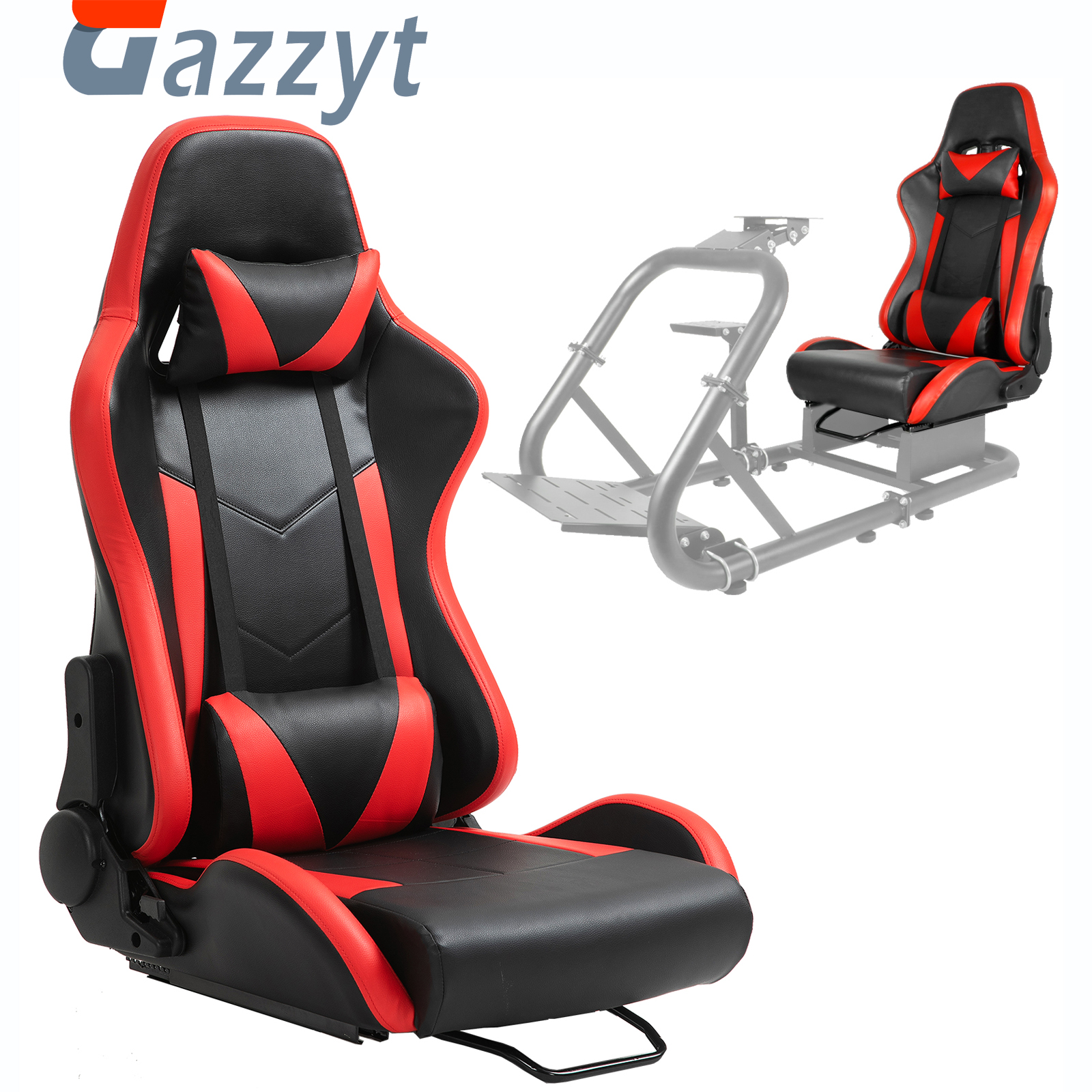 Amazon.com: Gazzyt Racing Simulation Cockpit Adjustable Double