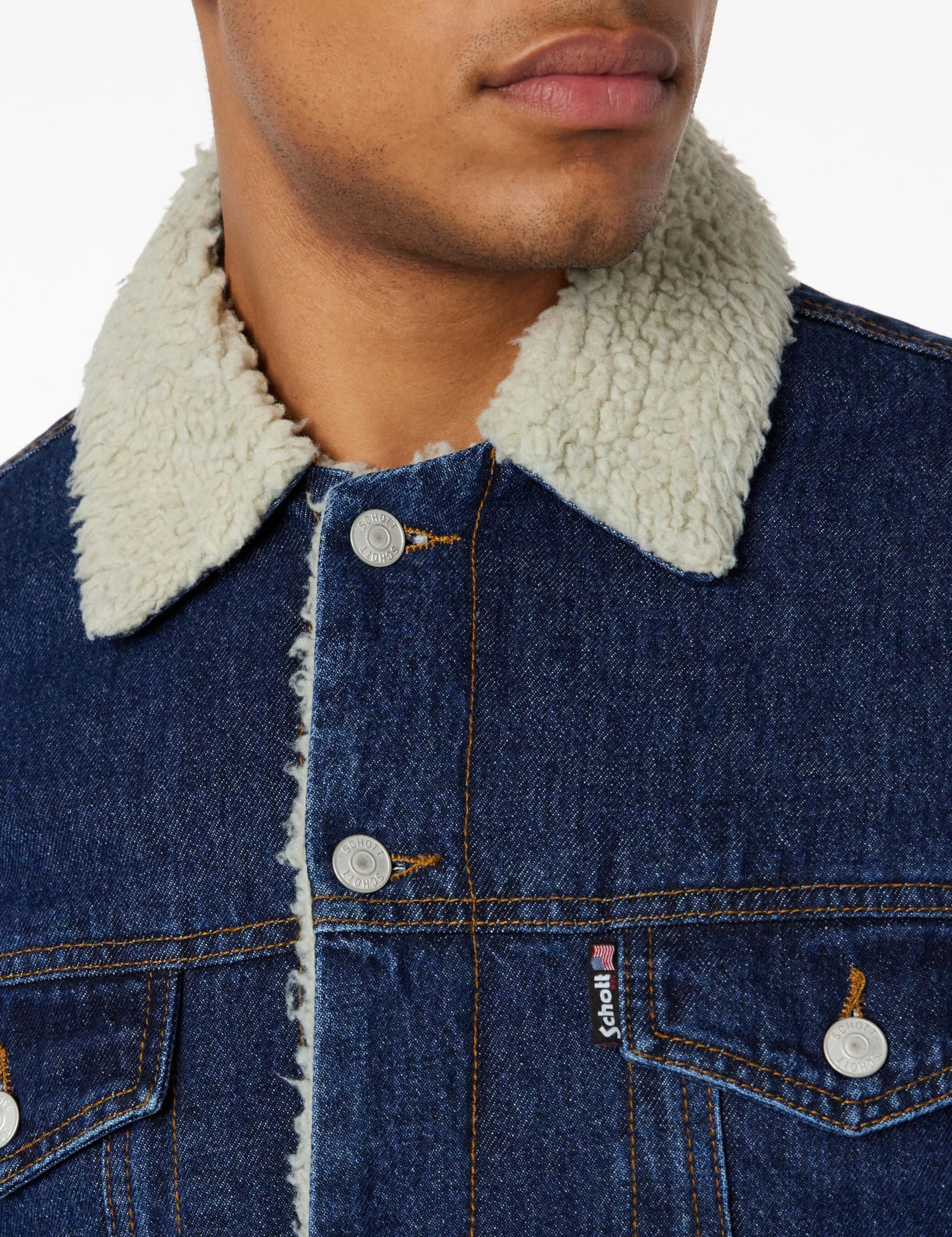 Schott NYC Trucksherpa Giubbotto Uomo