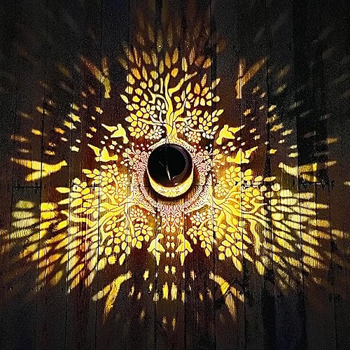 Miniatura 2 de Faroles solares de árbol de la vida para exteriores, impermeables, luces solares colgantes, regalos de árbol grande para mujeres y hombres, faroles