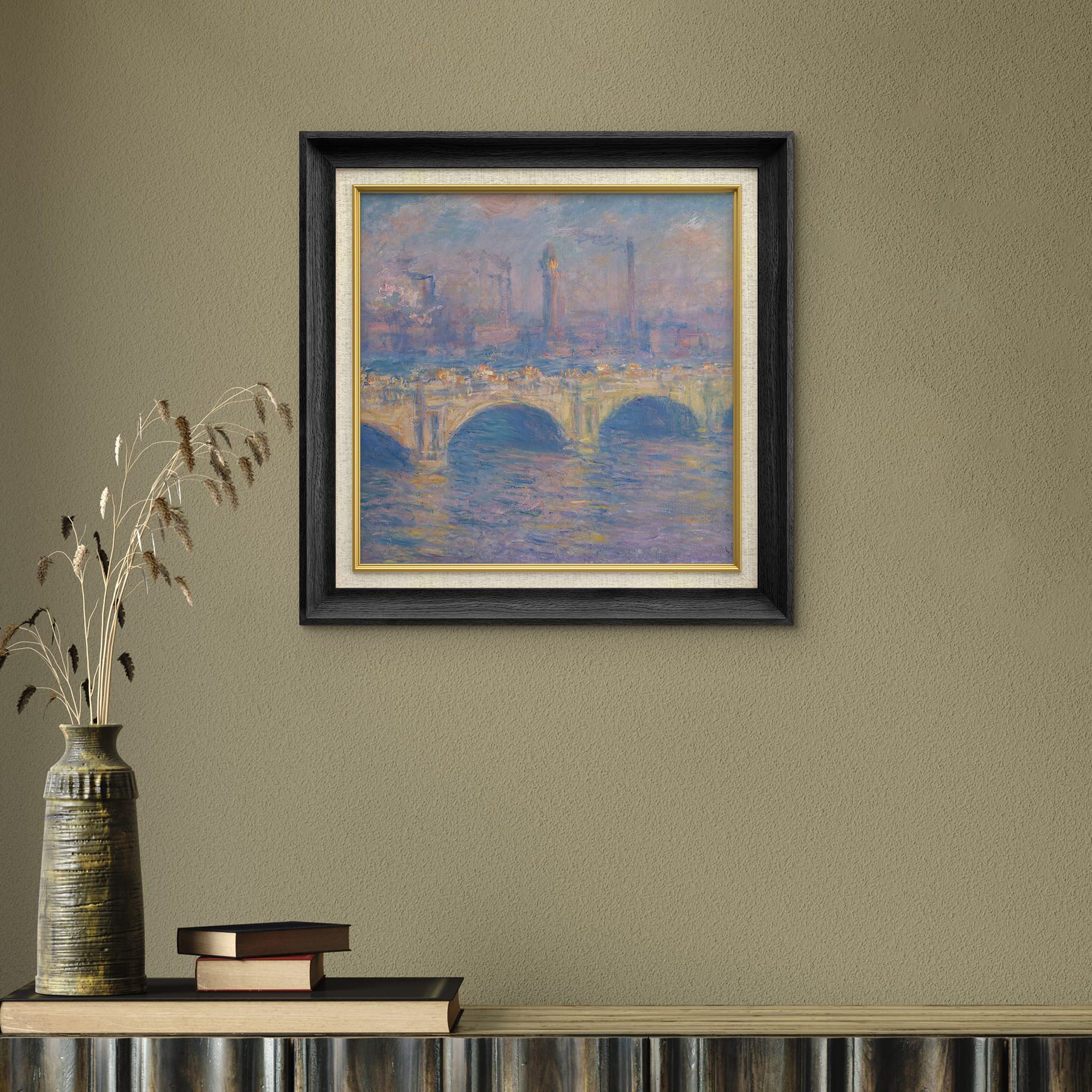 Amazon.com: MUDECOR Premium Framed Wall Art Waterloo Bridge