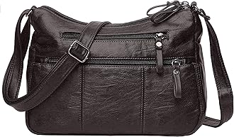 VOLGANIK ROCK Purses for Women Soft PU Leather Shoulder Bag Ladies Crossbody Purse and handbags Lightweight Pocketbook