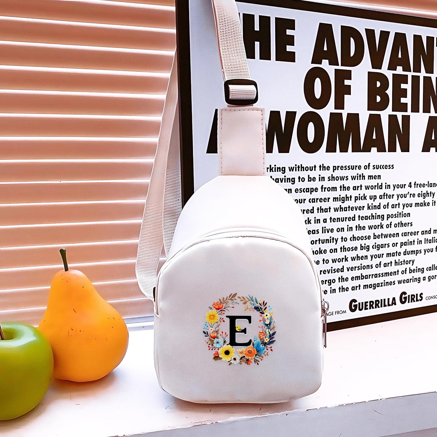 Initial Purse, Mini Sling CrossBody Bag, Christmas Valentines Day Mothers Day Easter Halloween Family Weekend Return Gifts (Letter E) - Image 4