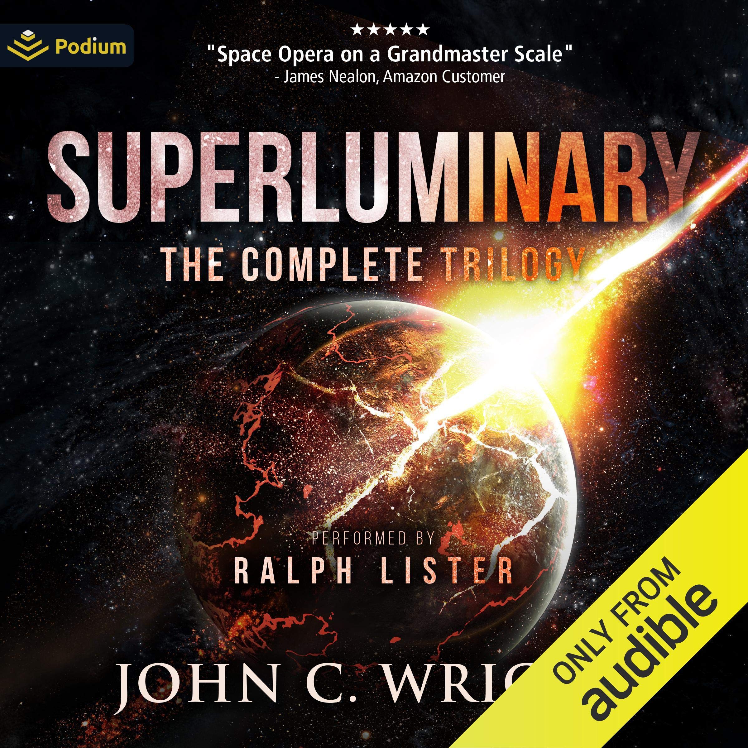 Cover art for Superluminary