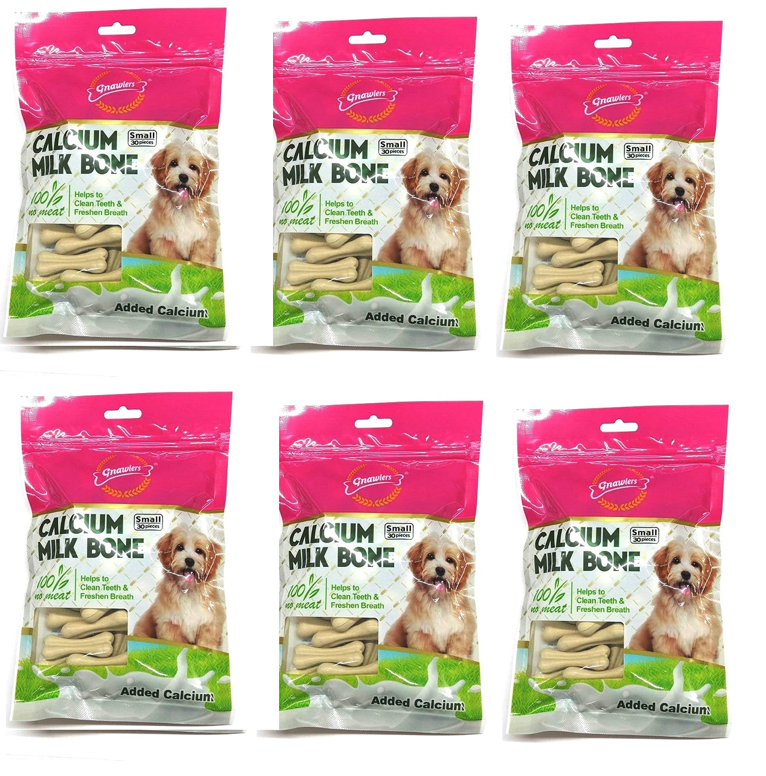 Gnawlers Get More Calcium Milk Bone for Dog (30 in 1) Pack of 6 (B091Z39HQK) Amazon Price History, Amazon Price Tracker