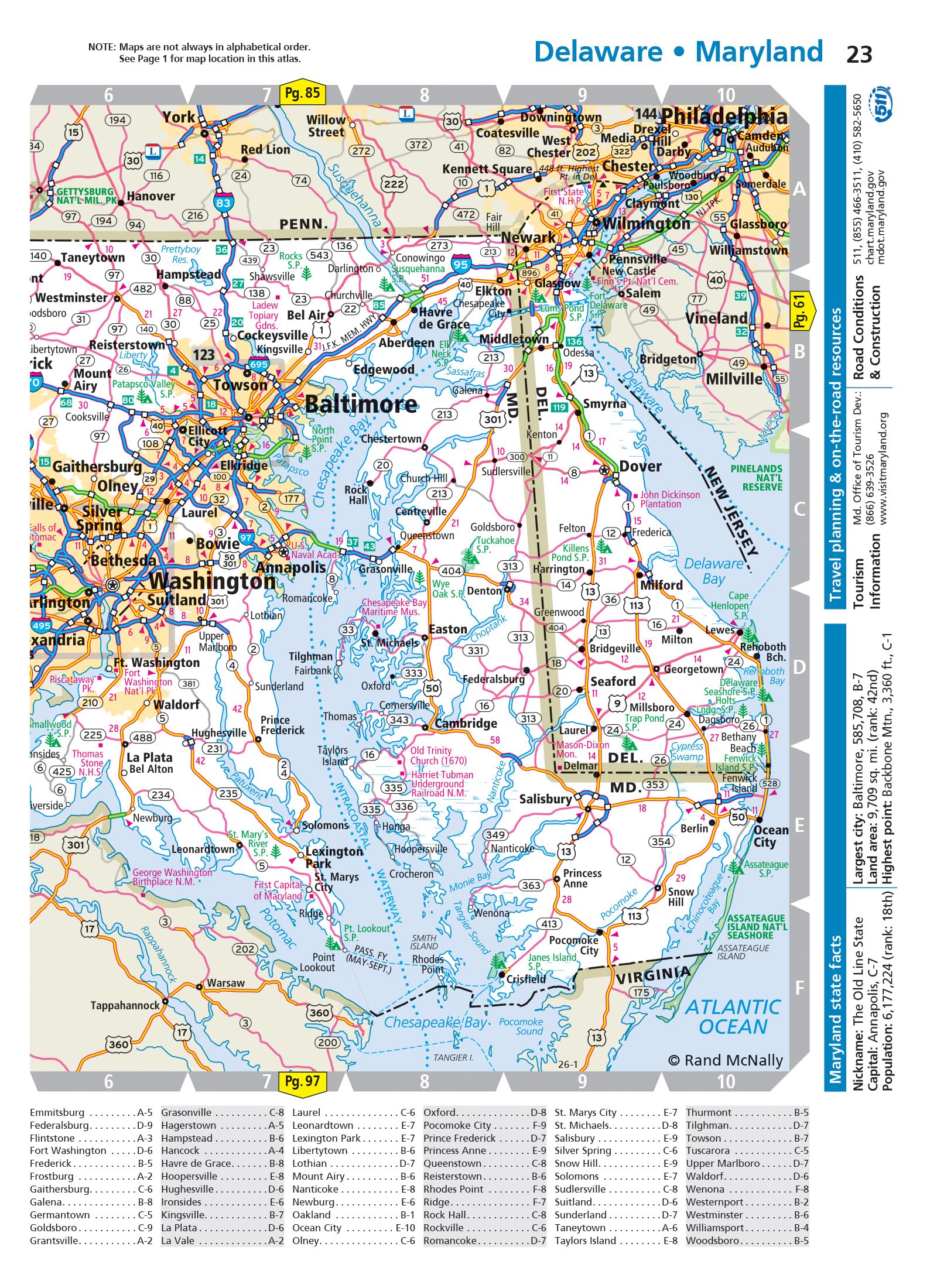 2026 Rand McNally Easy to Read Midsize Road Atlas - Image 6