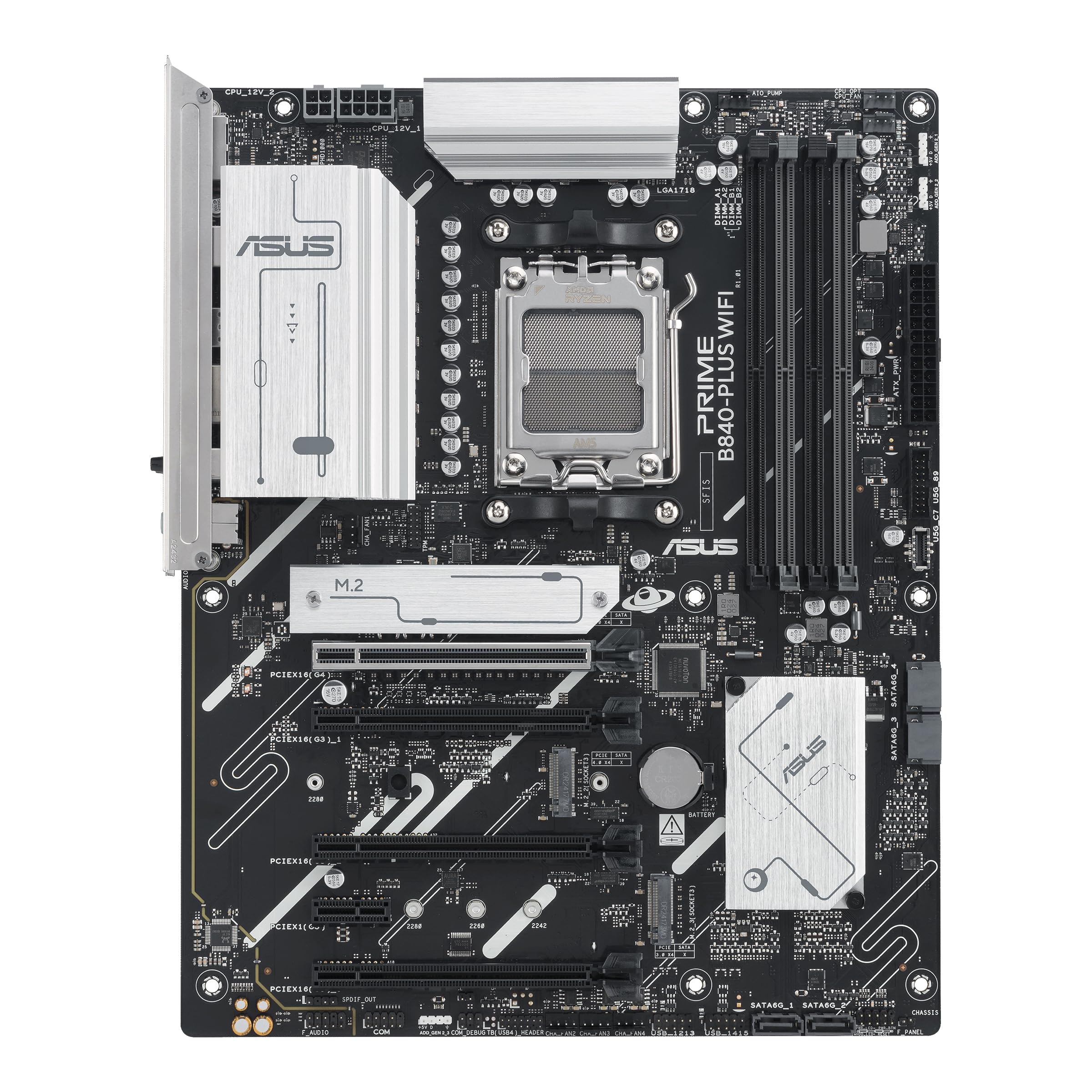 ASUS Placa-mãe Prime B840-PLUS WiFi-CSM AMD AM5 B840 ATX