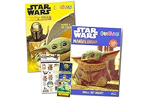 Mandalorian Baby Yoda Coloring Book 2-pack